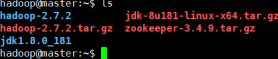 忽略zookeeper压缩包