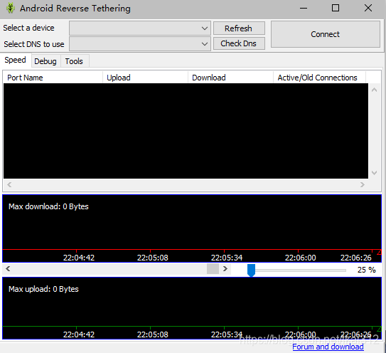 Android ReverseTethering 界面