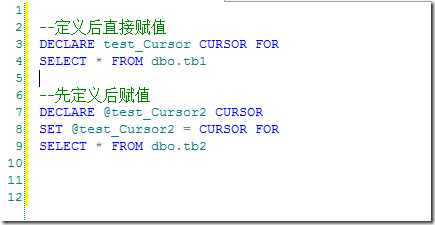 sql server 游标的使用方法