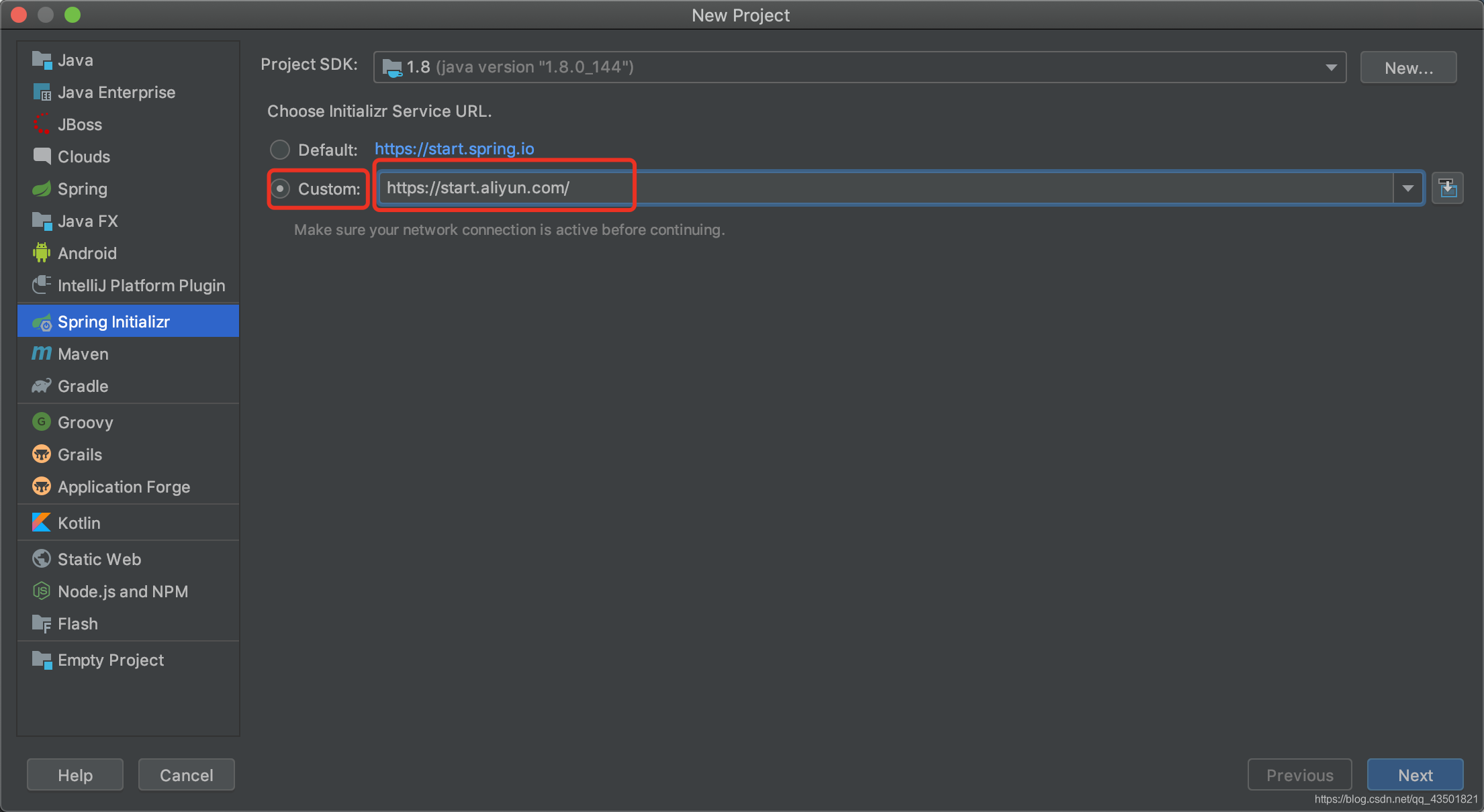 springboot报错:lnitialization failed for “https:... Spring Initialize error 快速创建SpringBoot向导时出现的错误-CSDN博客