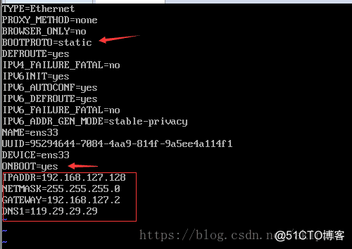 centos 7 network configure