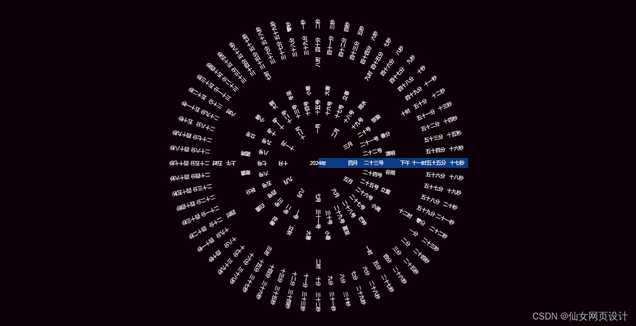 115. Web前端网页制作 超火的罗盘时钟网页设计实例 大学生期末作业 html+css+js_罗盘时钟网页版-CSDN博客