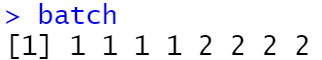 批次