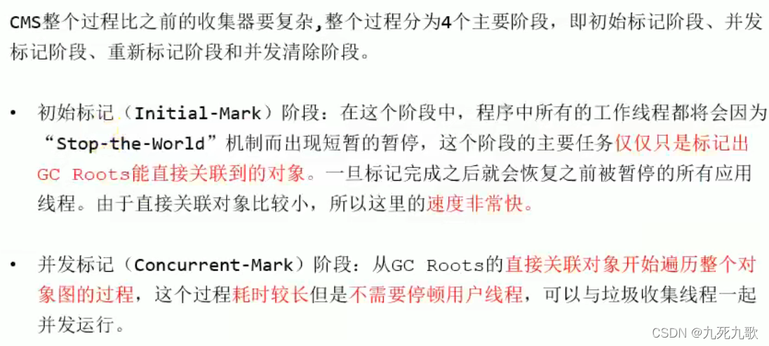 CMS工作的前两个阶段