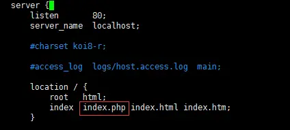 修改 Nginx 配置文件