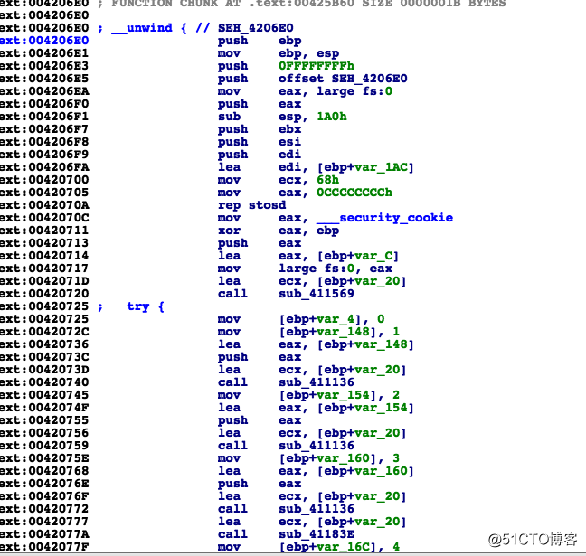 逆向分析c++ vector向量