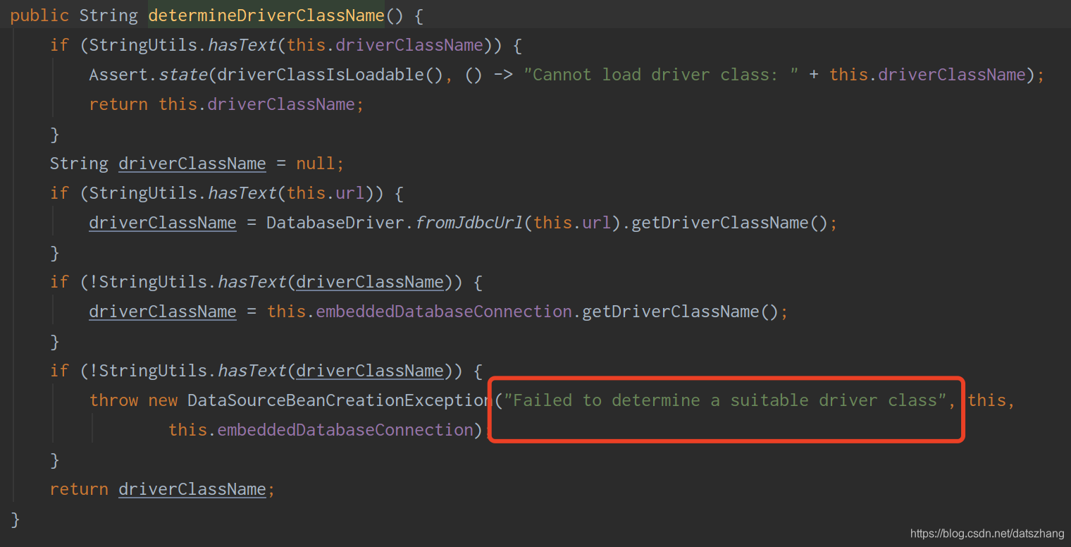 DataSourceProperties$DataSourceBeanCreationException: Failed to ...