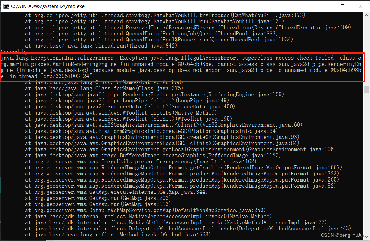 geoserver - java error: occurs when Images High... 【GIS】JDK版本升级到17后,GeoServer的图层无法通过openLayer预览_geoserver jdk17-CSDN博客