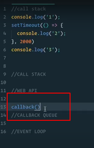 Callback function