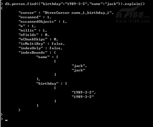 八天学会MongoDB：第四天 索引操作