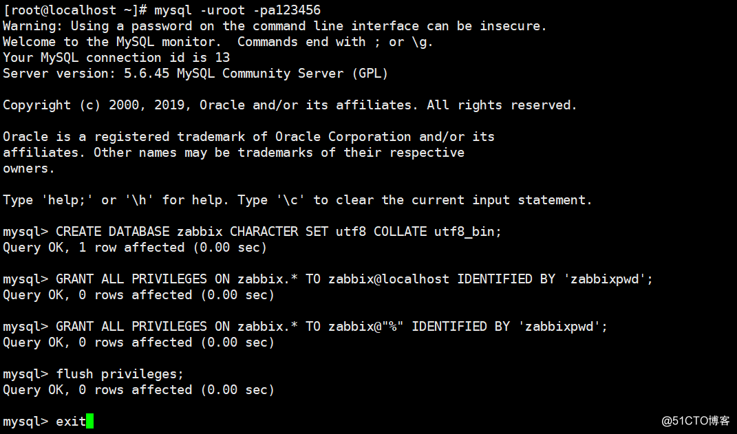 CentOS6.9 LAMP环境下安装zabbix4.2