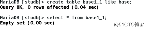 Linux系统下mariadb数据库的基本操作
