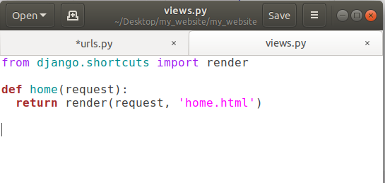 How to Add HTML Template in Django 7