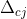 \Delta _{cj}