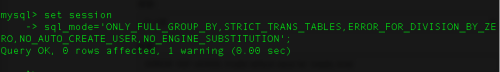 ERROR1067 (42000): Invalid default value for