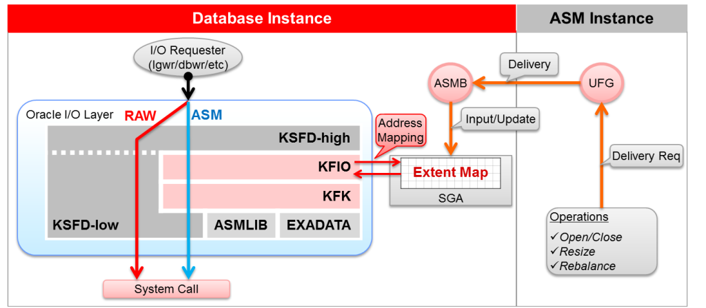 oracle asm IO layer