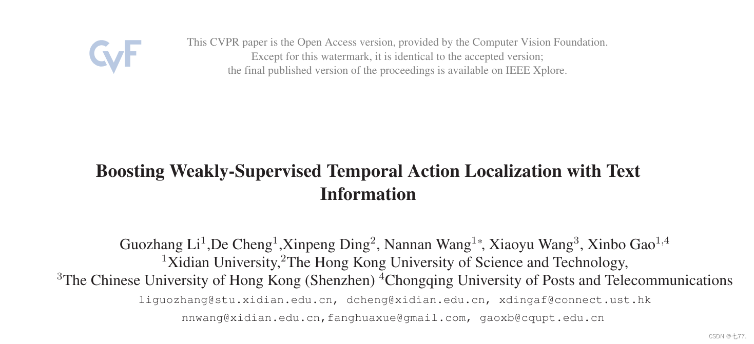 Boosting Weakly-Supervised Temporal Action Localization with Text  Information-CSDN博客