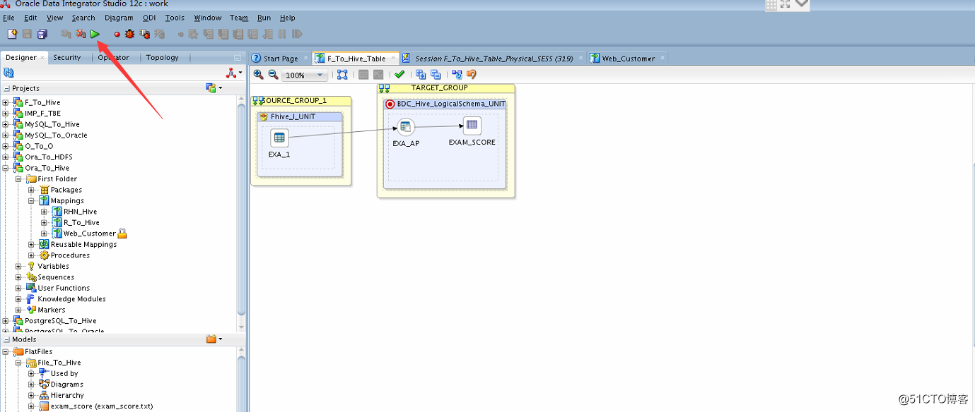 Loading Data Into Hive From File By ODI 12c