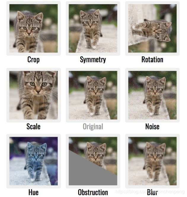 通过对图像的不同操作，扩充数据集