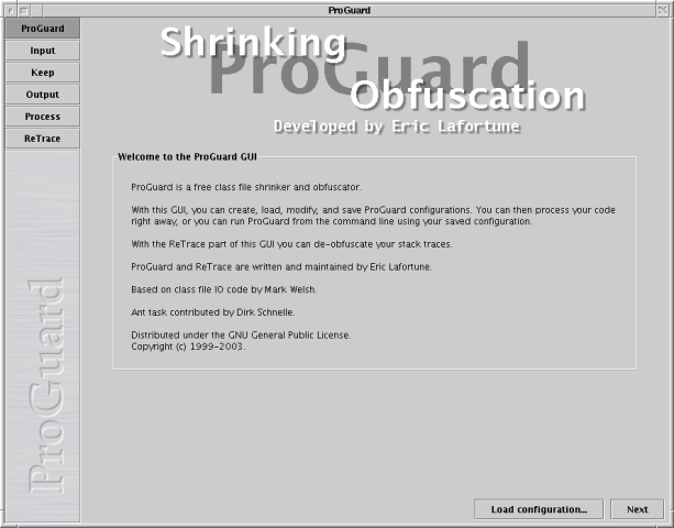 Java代码混淆器和优化工具,ProGuard 4.11 发布