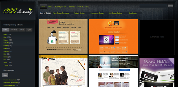 25 Best CSS Web Design Showcase Directories