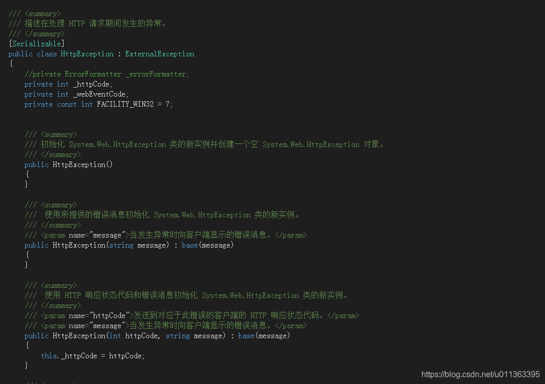 .net core 增加 HttpException类 源代码_throw new 401-CSDN博客
