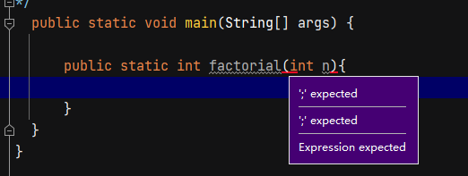 Java error: ;expected错误解决_error: ';' expected-CSDN博客