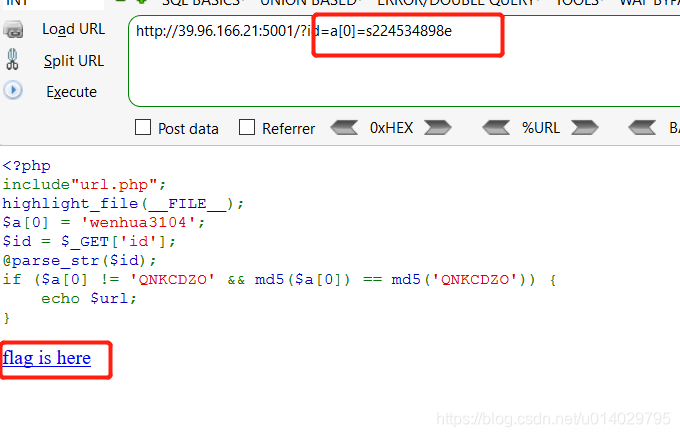 CTF PHP代码审计parse_str()函数md5值弱类型比较条件竞争_