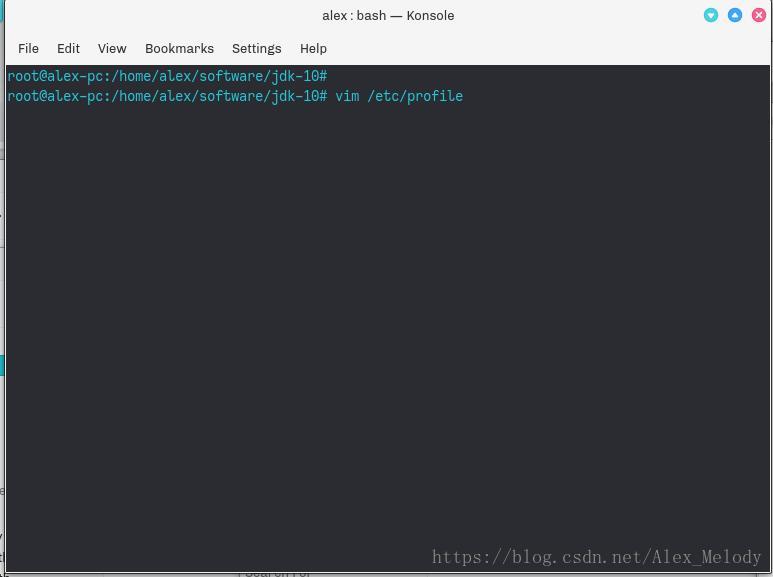 vim /etc/profile