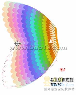学会了Coreldraw看着有空制作蝴蝶细致明了 b2b软件 
