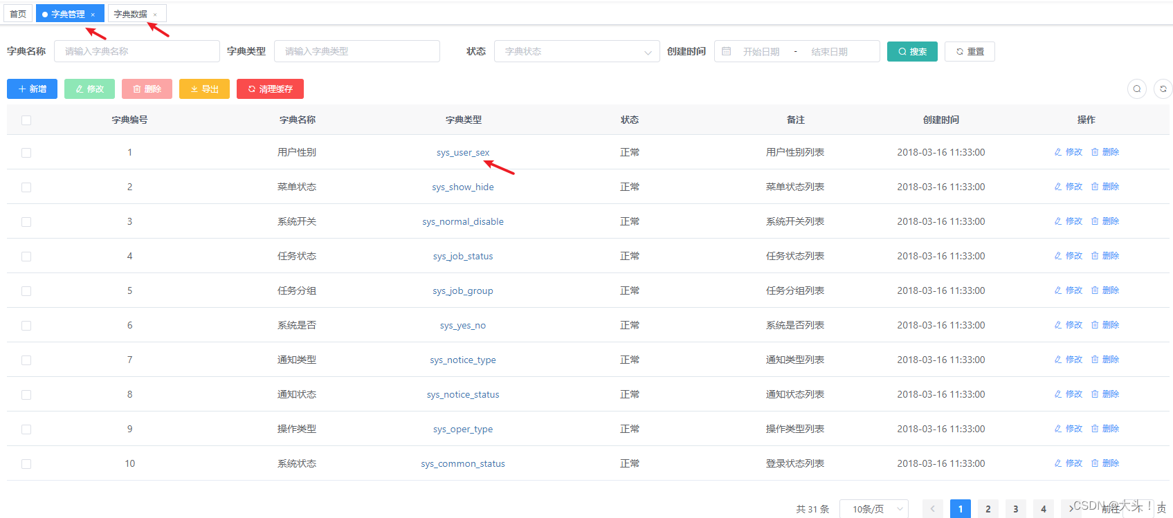 数据字典在系统管理中的应用与表结构设计-CSDN博客
