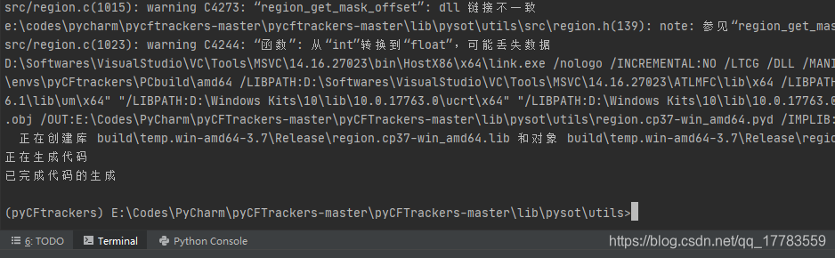 相关滤波Python版本代码pyCFtrackers的配置-CSDN博客