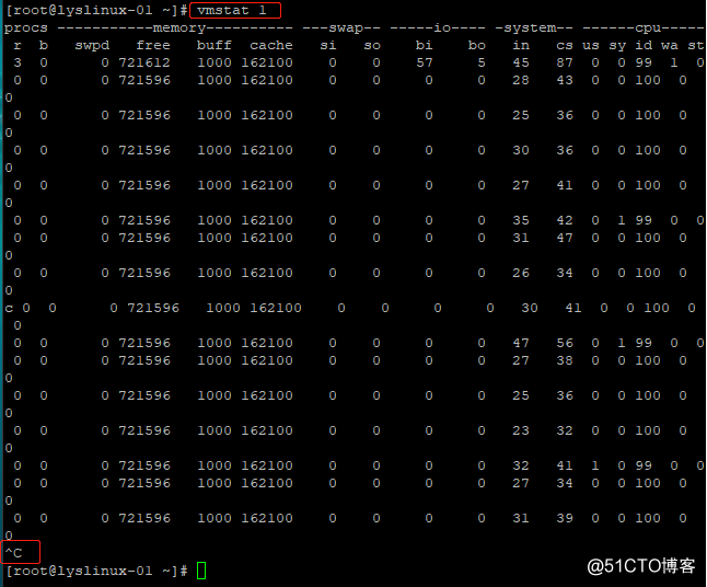 命令 w 、vmstat、top、sar、nload
