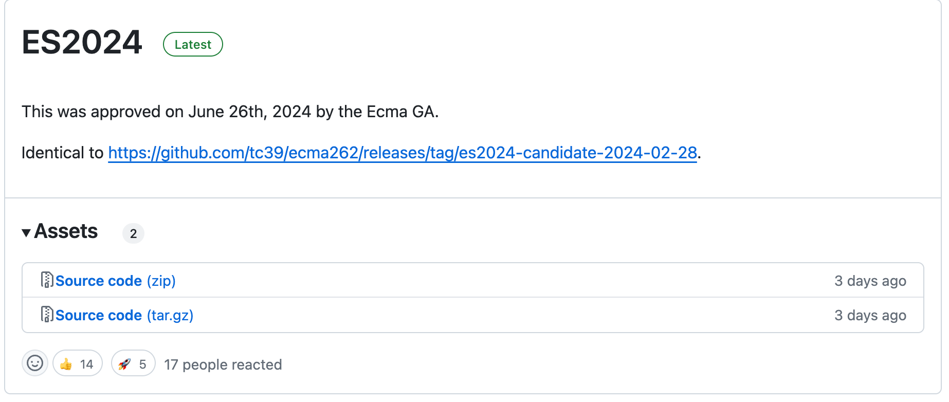 快来看看ECMAScript 2024 (ES15) 发布了什么新特性_ecma-262es15新特性-CSDN博客