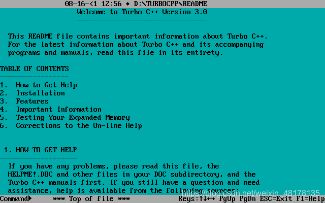 【C/C++】在Dosbox安装和体验Turbo C++ 3.0-CSDN博客