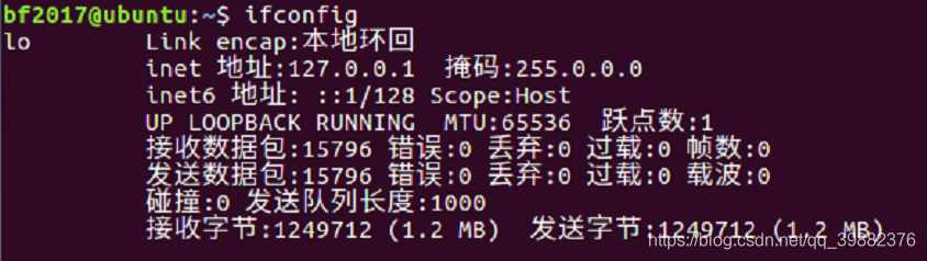 ifconfig属性