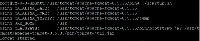 开启tomcat