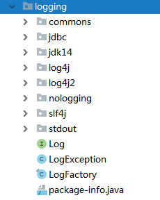 日志模块的接口