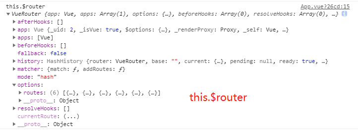 $router