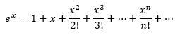 麦克劳林公式计算 e^x