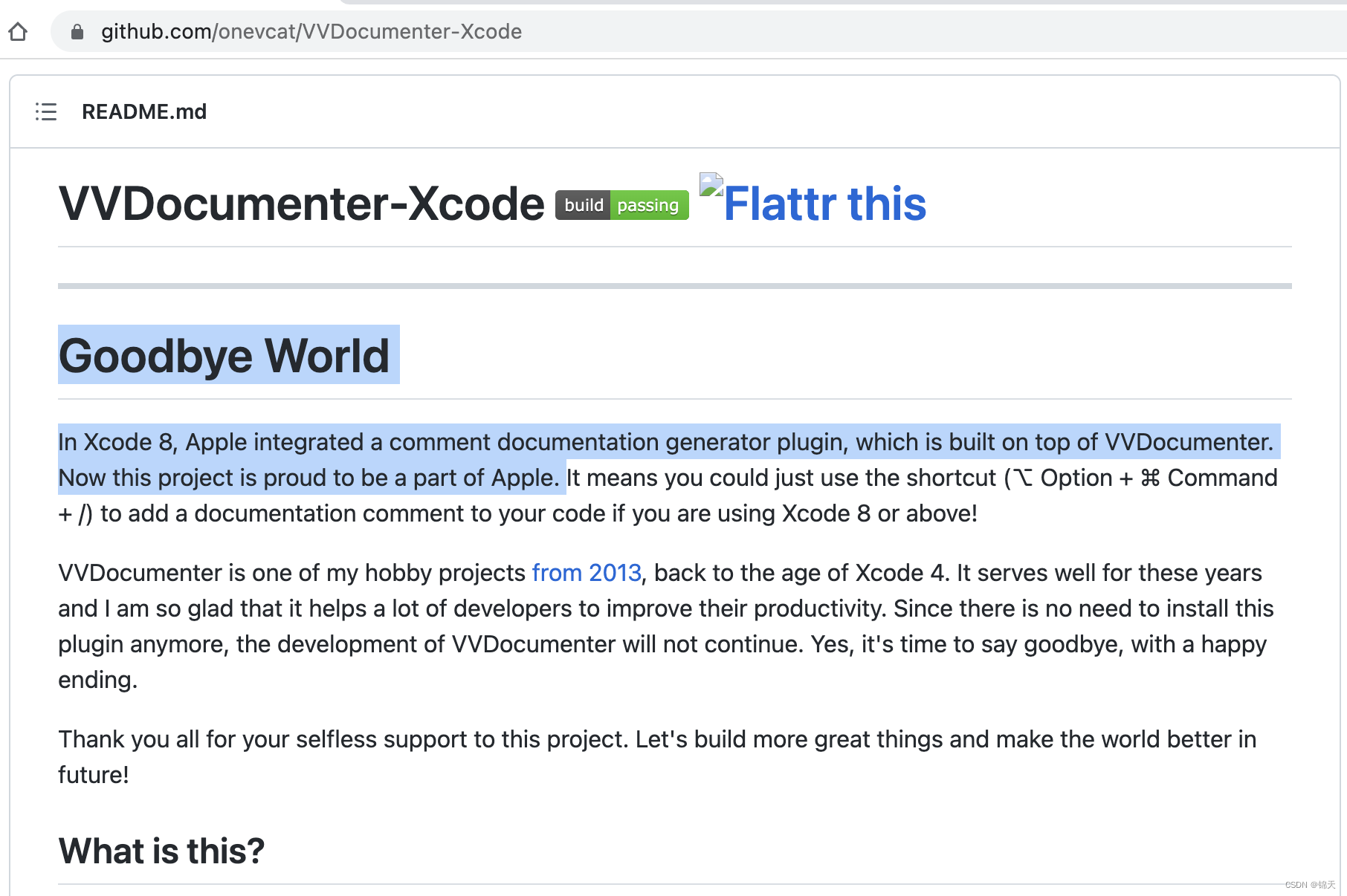 VVDocumenter-Xcode github README.md 中英文翻译_md文件翻译-CSDN博客