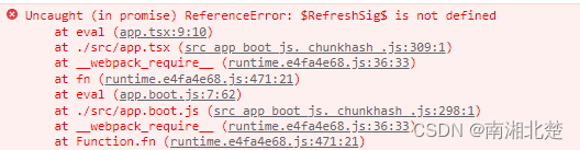 $RefreshSig$ is not defined