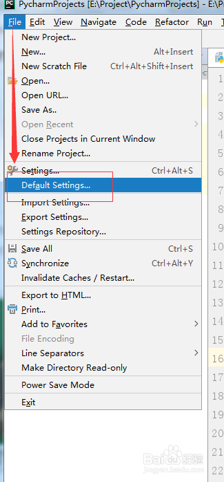 pycharm设置或更换Python解释器