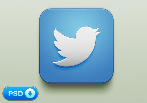 免费赠品下载psd图标应用程序ios设计twitter
