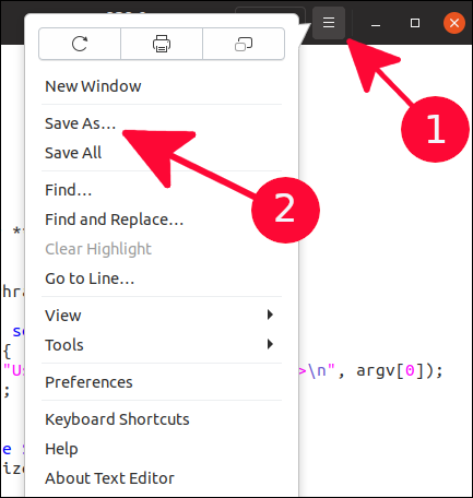menu button with highlights
