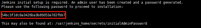 jenkins admin 密码