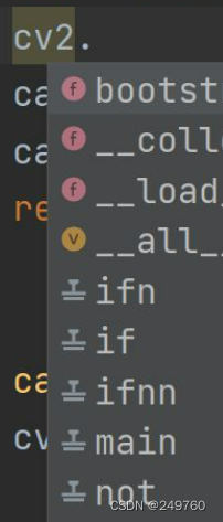 Pycharm中Opencv函数（cv2）无智能提示解决方法_opencv_249760-华为开发者空间