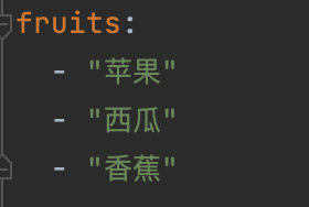 yaml语法