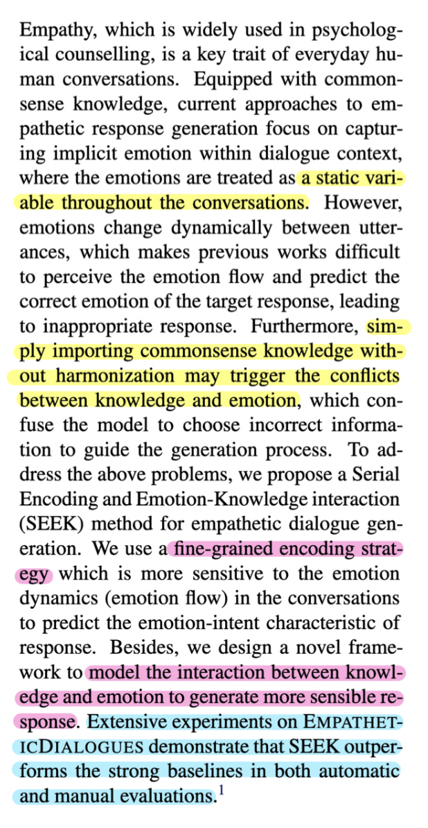 《论文阅读》Empathetic Dialogue Generation via Sensitive Emotion Recognition ...
