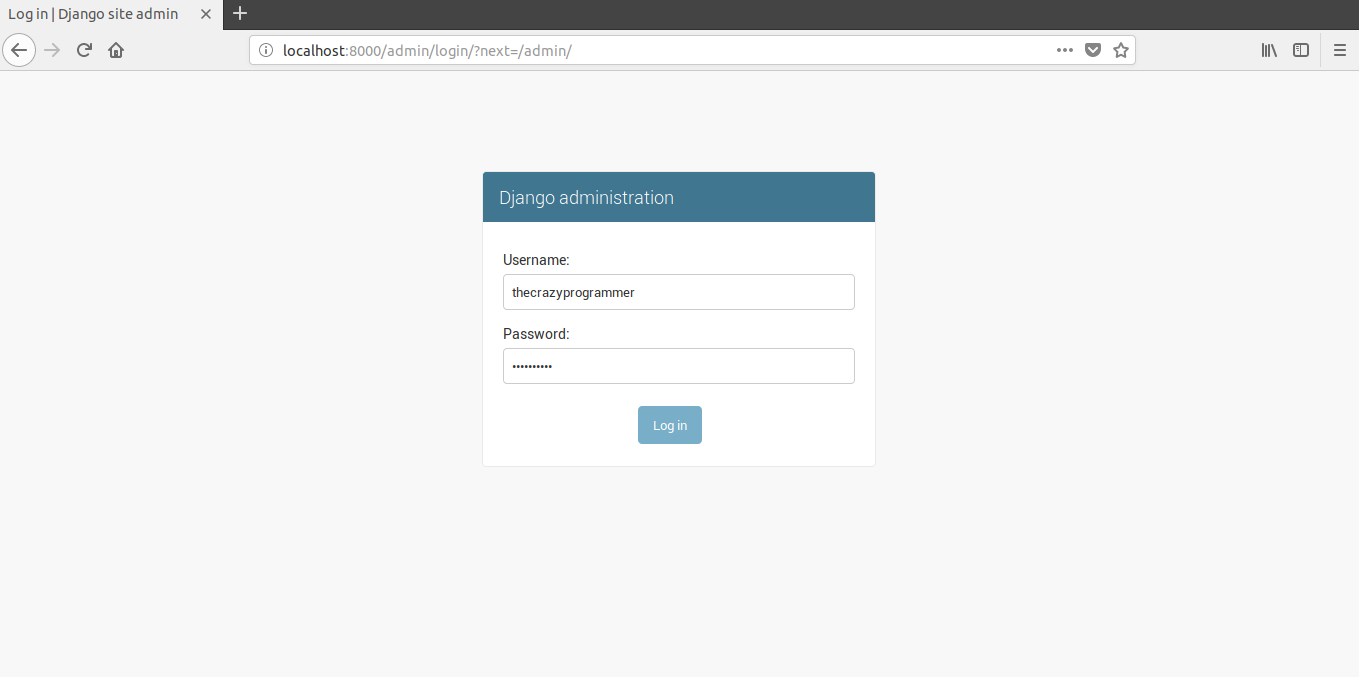 Django Admin Interface 7